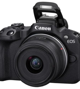 Canon EOS R50 Mirrorless Camera, Black with Included Value Bundle – 24.2MP APS-C Vlogging &amp; Content Creator Camera
