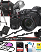 Canon EOS R5 Mark II Mirrorless Camera with Included Value Bundle – 45MP Full-Frame Professional Hybrid Camera
