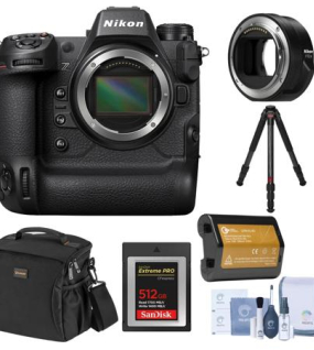 Nikon Z 9 Mirrorless Camera Bundle with Included Value – 45.7MP Flagship Full-Frame Professional Kit