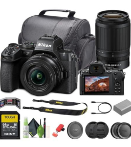 Nikon Z50II Mirrorless Camera Bundle with Included Value – 20.9MP APS-C Hybrid Creator Kit