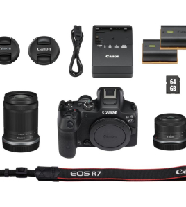Canon EOS R7 Mirrorless Camera Bundle with Accessory Kit – 32.5MP APS-C Wildlife &amp; Sports Hybrid Camera Set