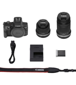 Canon EOS R100 Mirrorless Camera Bundle with Essentials Kit